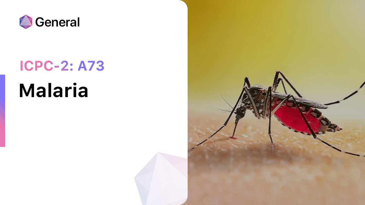 Malaria (ICPC2 A73)