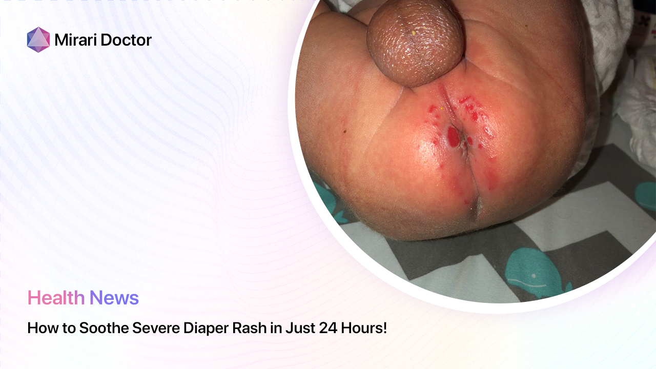 Featured image for “How to Soothe Severe Diaper Rash in Just 24 Hours!”