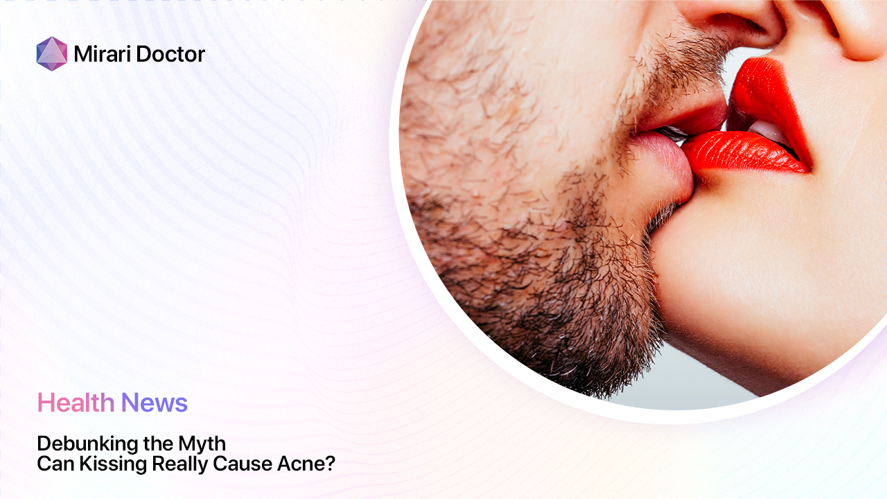 Featured image for “Debunking the Myth: Can Kissing Really Cause Acne?”