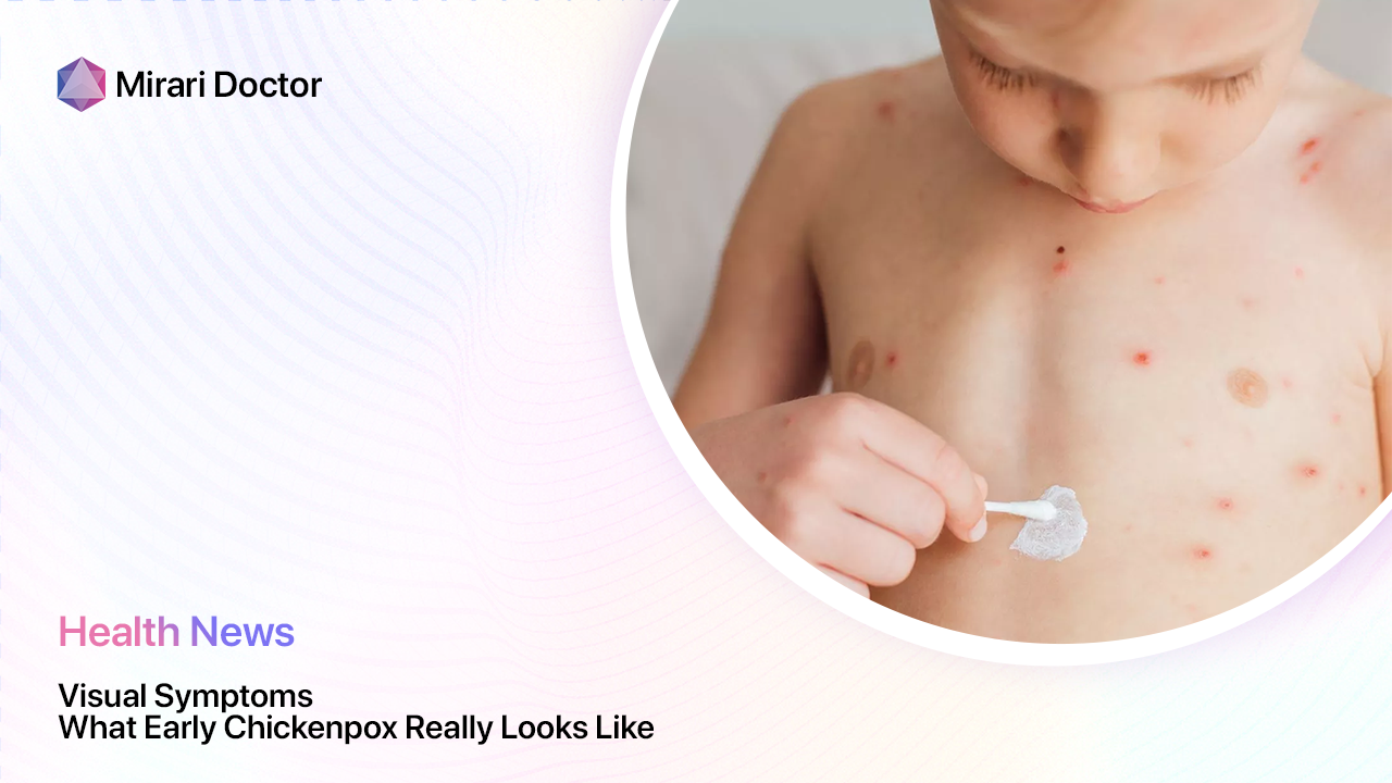 Featured image for “Visual Symptoms: What Early Chickenpox Really Looks Like”